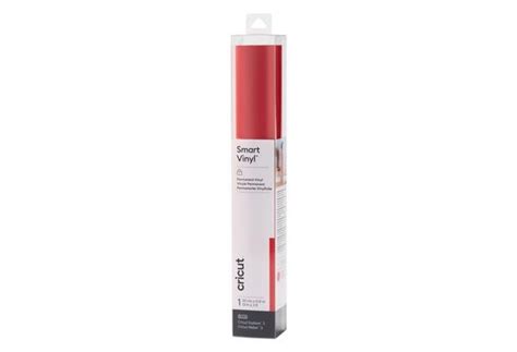 Cricut Smart Iron-on 33x91cm 1 sheet (Red); 1 roll 33 cm x 0.9 m; Works without a cutting mat – just load & go!; Outlasts 50+ washes!; Cuts beautifully and weeds easily; For Cricut Explore™ 3 & Cricut Maker™ 3